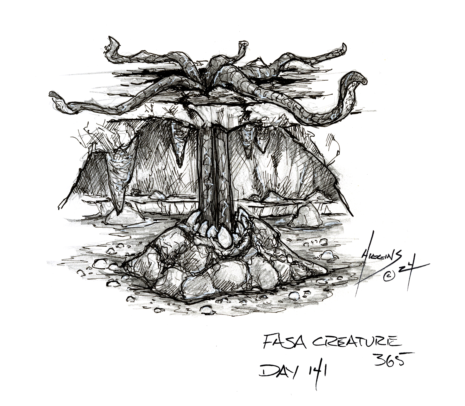 FASA Creature Concept 365 Challenge Day 141