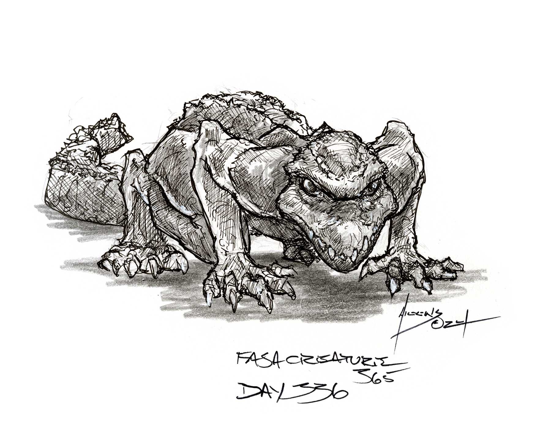 FASA Creature Concept 365 Challenge Day 336